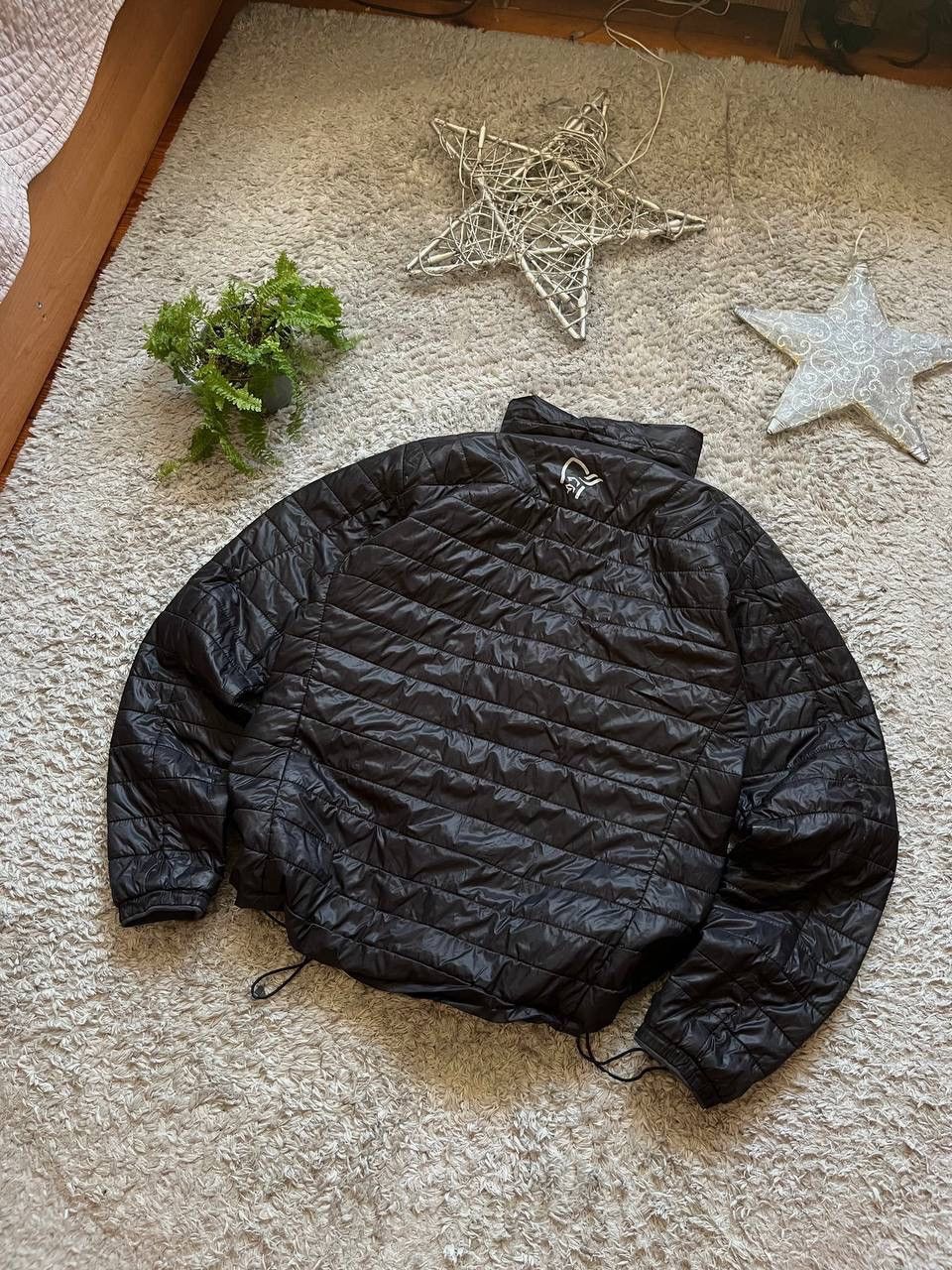 Norrona Micro Puffer Light Jacket Gorpcore Outdoor Logo Rare