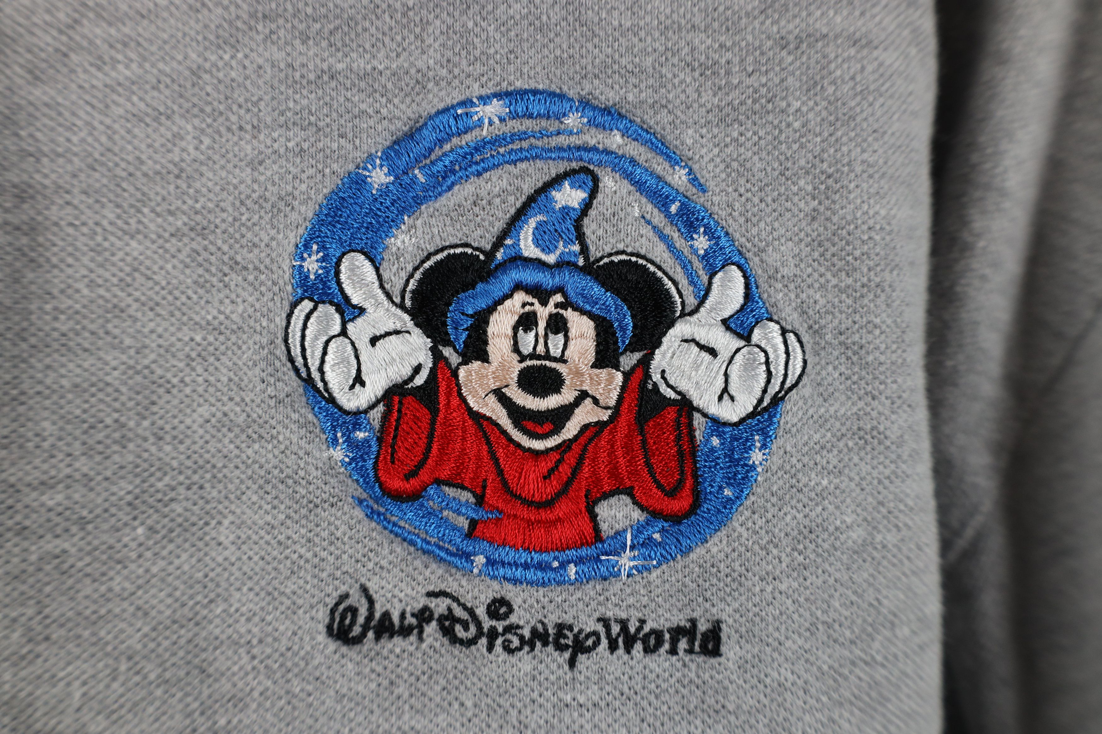 Disney Vintage 90s Walt Disney World Mickey Mouse Polo Shirt Size US L / EU 52-54 / 3 - 4 Thumbnail