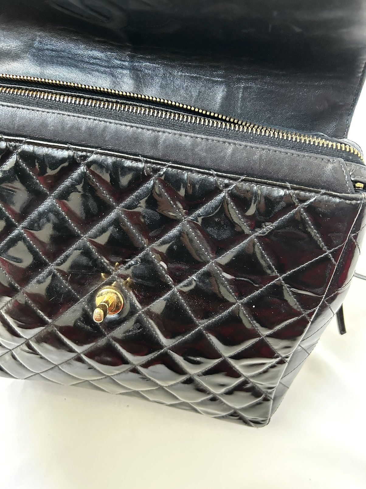 Chanel Chanel Patent Leather Backpack Size ONE SIZE - 16 Thumbnail