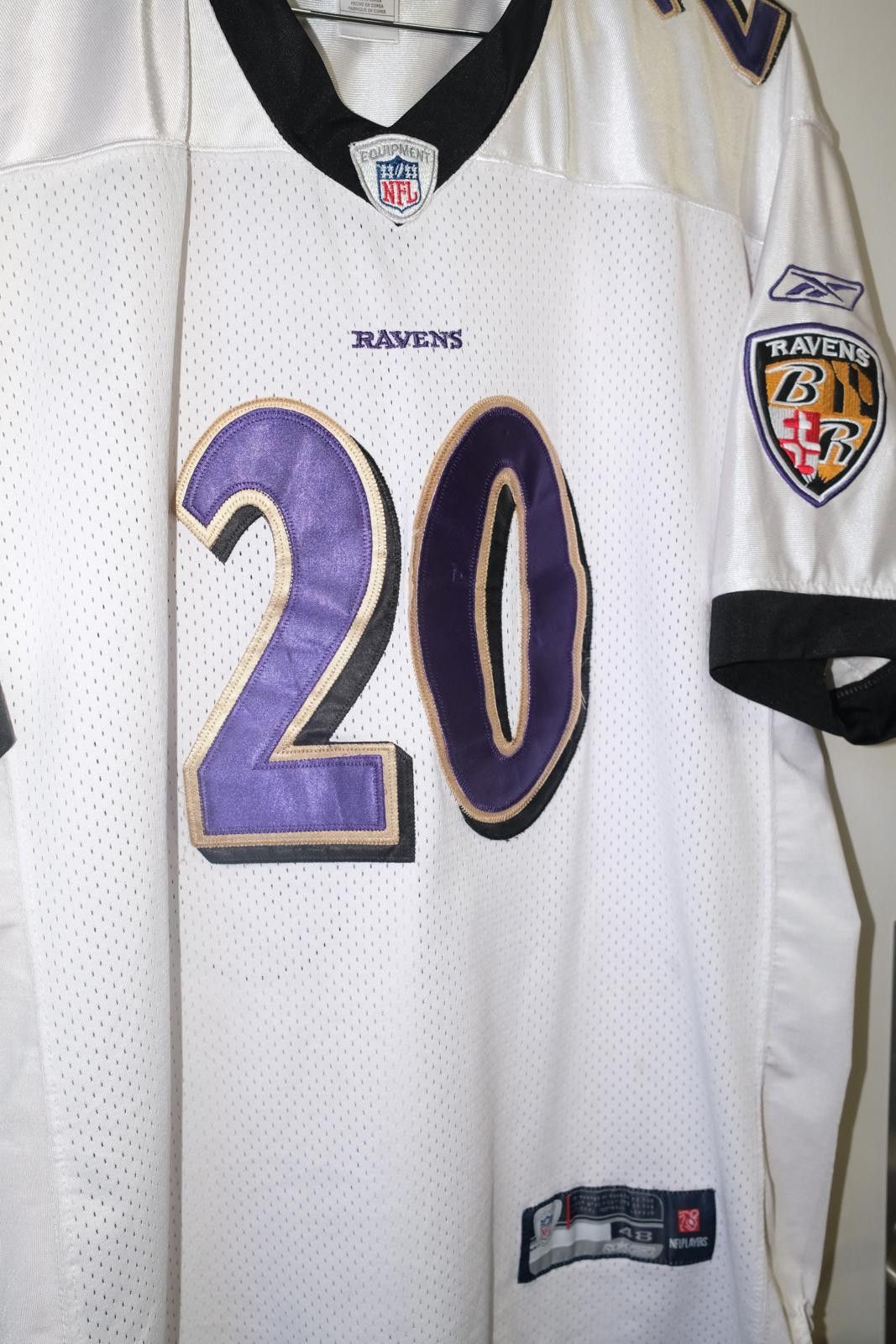 Reebok 02' Reebok Baltimore Ravens Ed Reed #20 Football Jersey Size US XL / EU 56 / 4 - 2 Thumbnail
