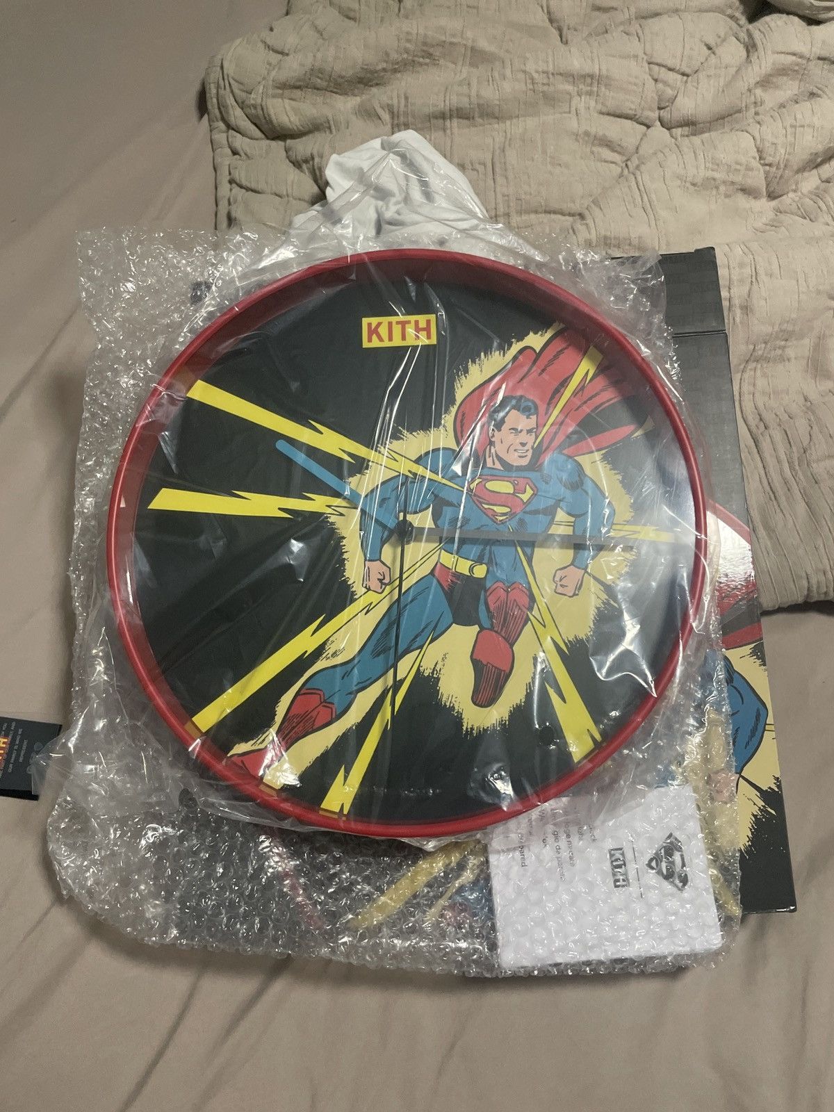 Kith x superman wall clock