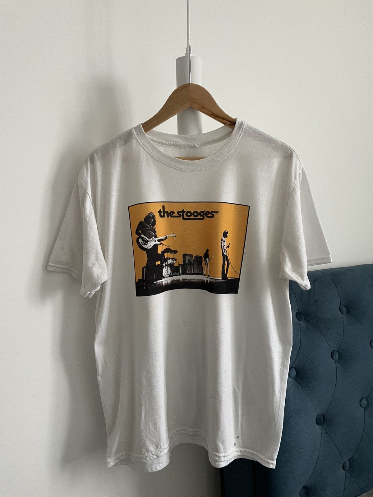 Band Tees 💥RARE💥 Vintage The Stooges 80’s "Gimme Danger" Band Tees Size US L / EU 52-54 / 3 - 1 Thumbnail