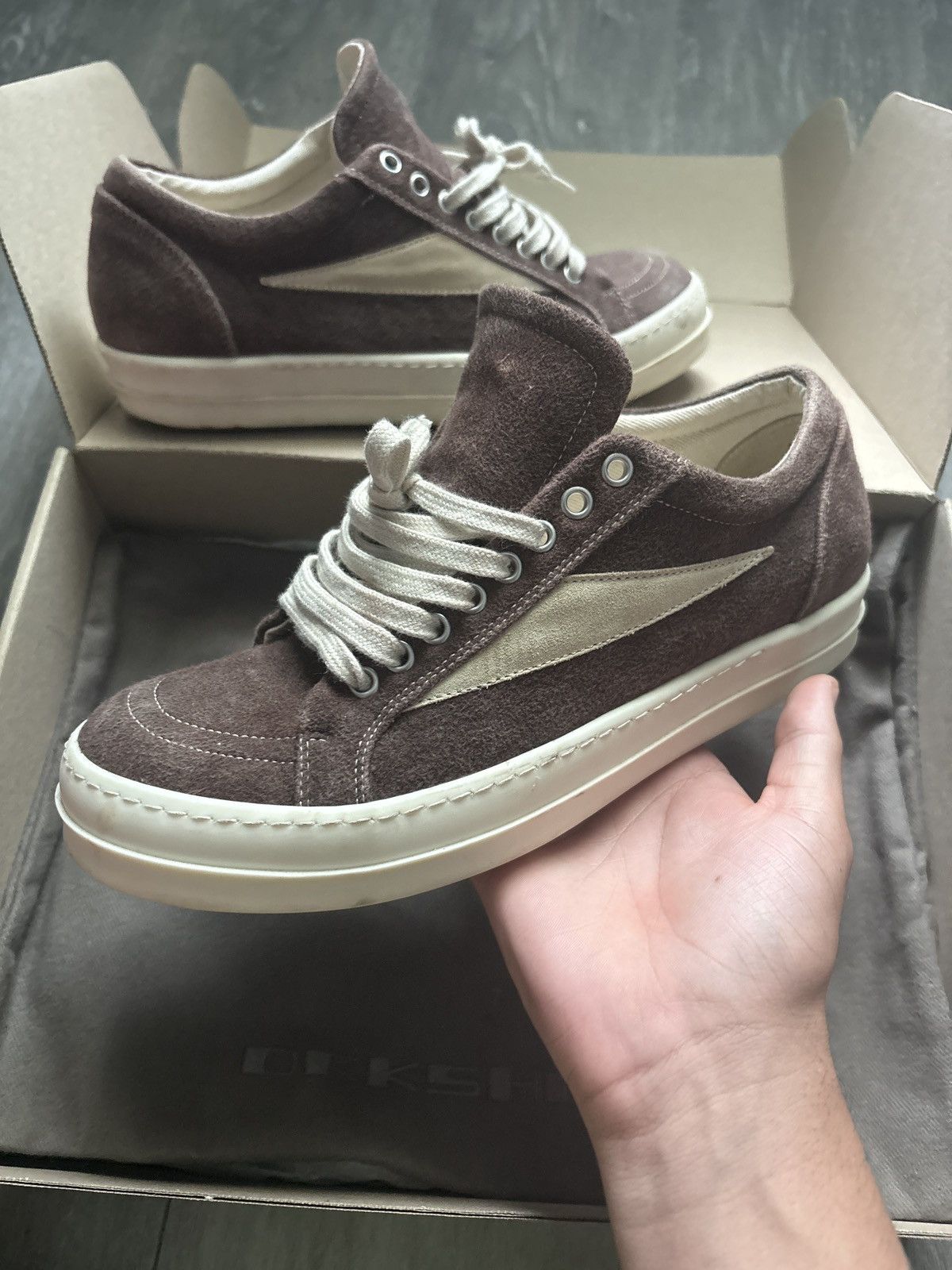 Rick Owens rick owens vans Size US 7 / EU 40 - 2 Thumbnail