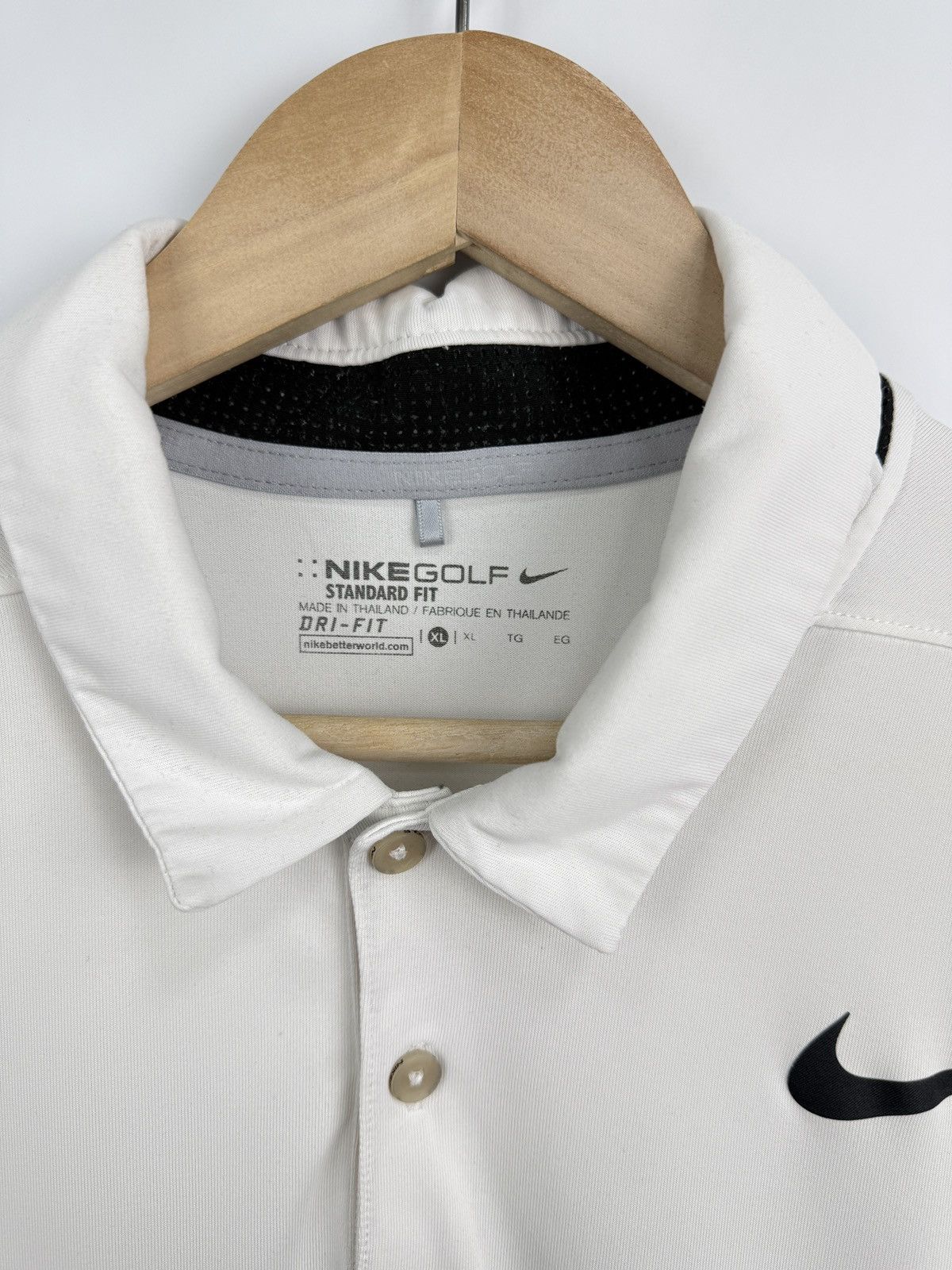 Nike × Tiger Woods 🇺🇸 Nike Golf Standard Fit Polo T-Shirt Dri Fit Rare Retro Y2K Size US XL / EU 56 / 4 - 6 Thumbnail
