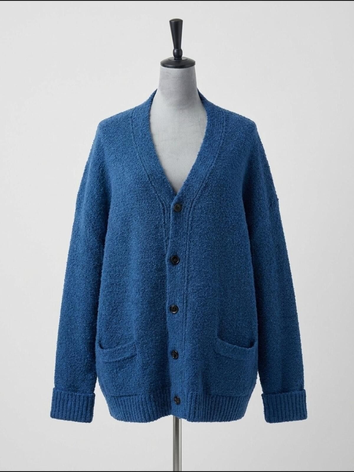 Abercrombie & Fitch Abercrombie & Fitch Blue Oversized Cardigan Size L / US 10 / IT 46 - 1 Thumbnail