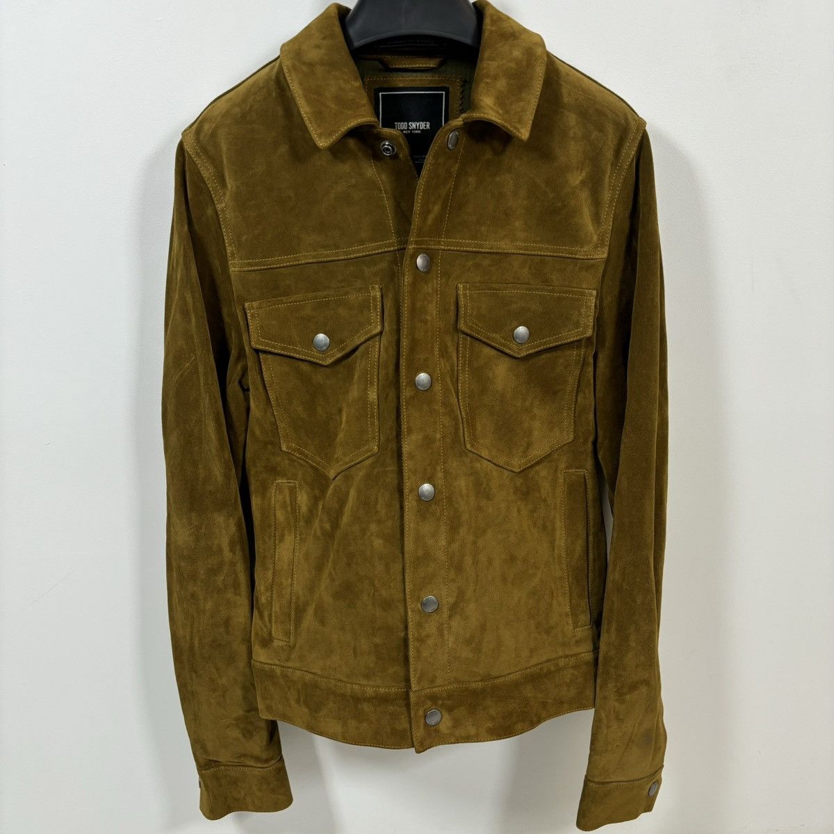 Todd Snyder Todd Snyder Dylan Italian Suede Snap Dylan Jacket - Size XS Size US XS / EU 42 / 0 - 2 Thumbnail