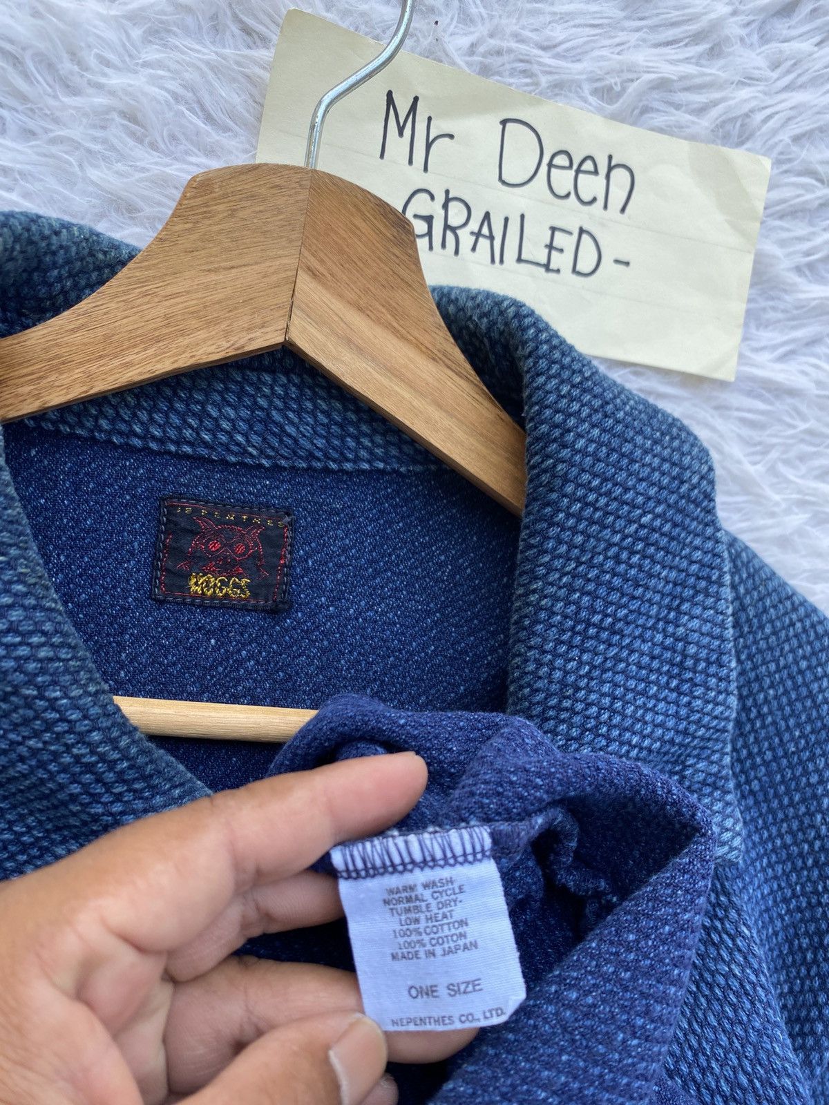 Nepenthes Vintage 90s Nepenthes Blue Worker Chore Jacket Size US L / EU 52-54 / 3 - 13 Thumbnail