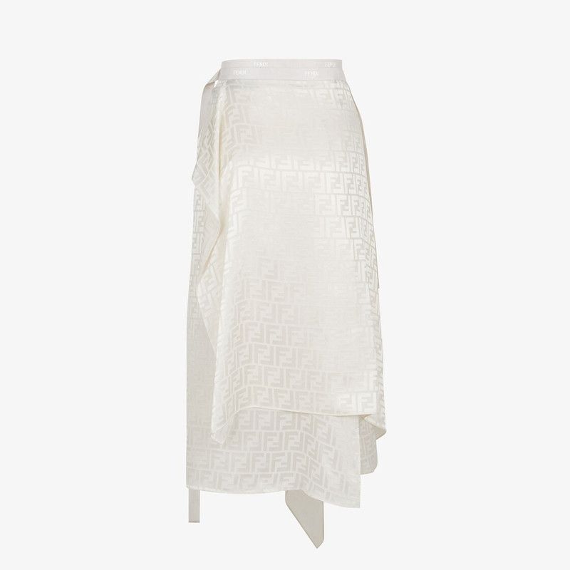 Fendi o1loc1c0126 Skirt in Beige Size 28" / US 6 / IT 42 - 2 Thumbnail