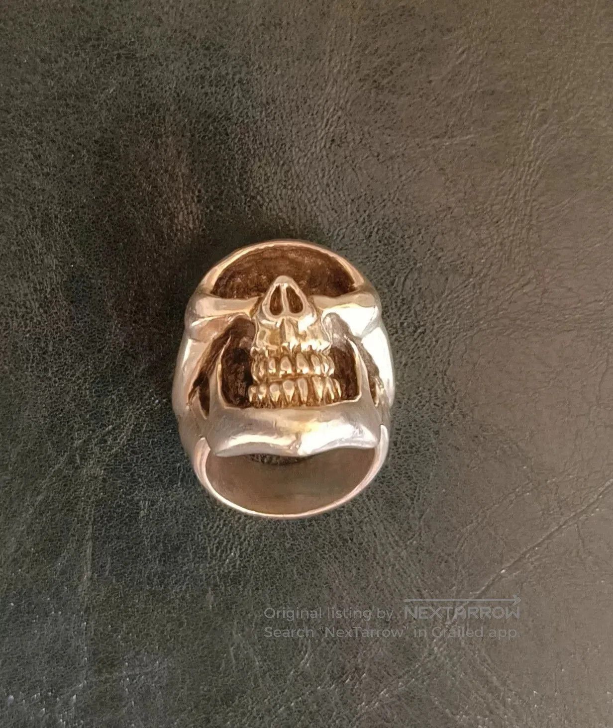 Japanese Brand Skull Ring by Takayama Ryo. Size ONE SIZE - 4 Thumbnail
