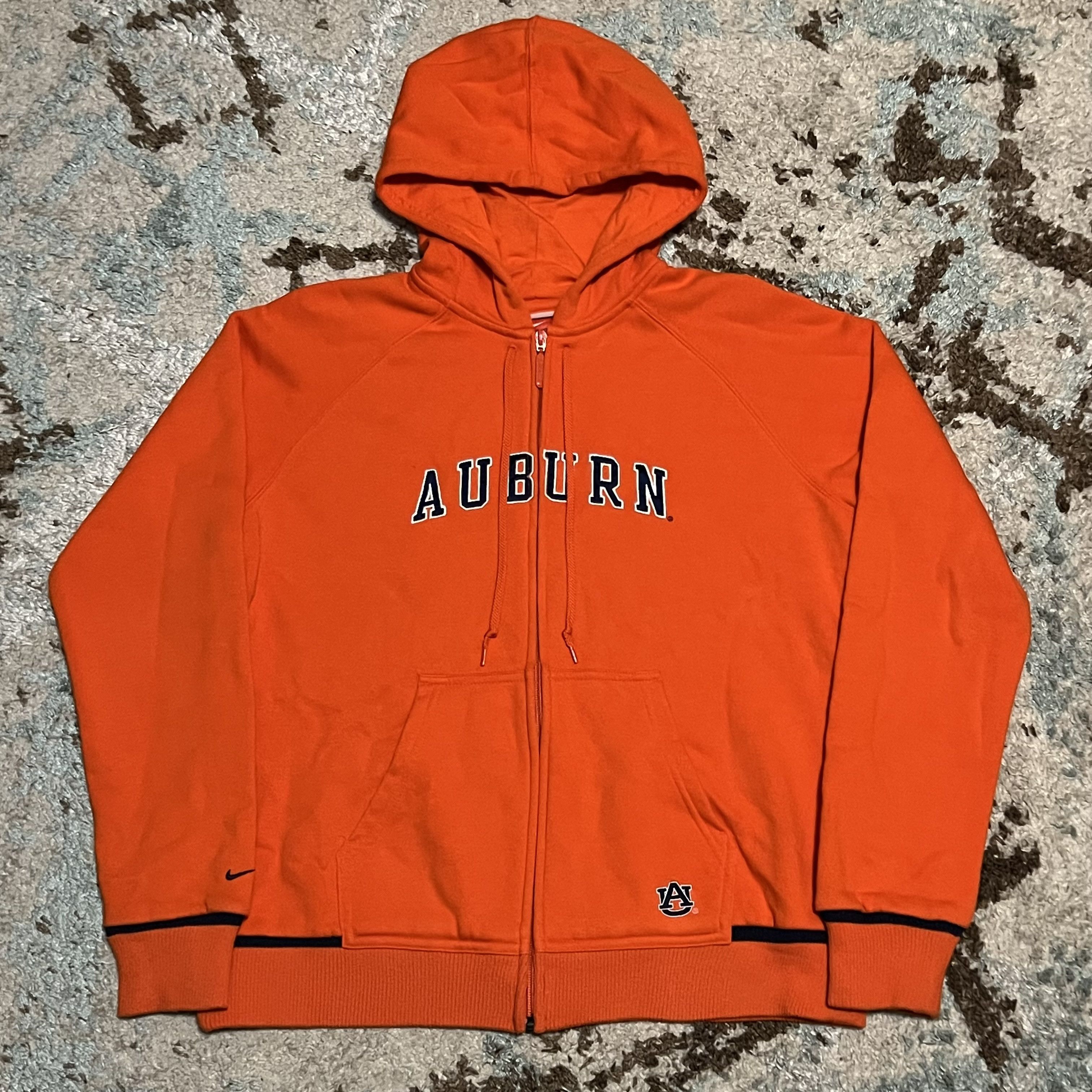 Auburn Sportswear × NCAA × Nike Team Nike Womens Auburn Tigers Spellout Hoodie Large Size L / US 10 / IT 46 - 1 Thumbnail
