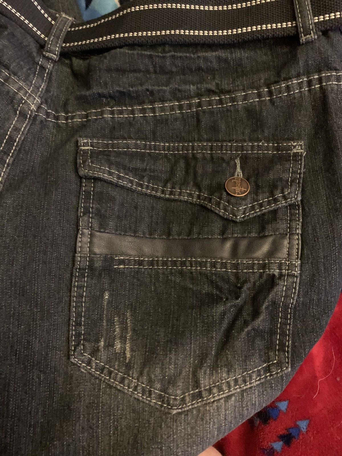 Vintage Nostic distressed y2k denim jeans Size US 38 / EU 54 - 4 Thumbnail