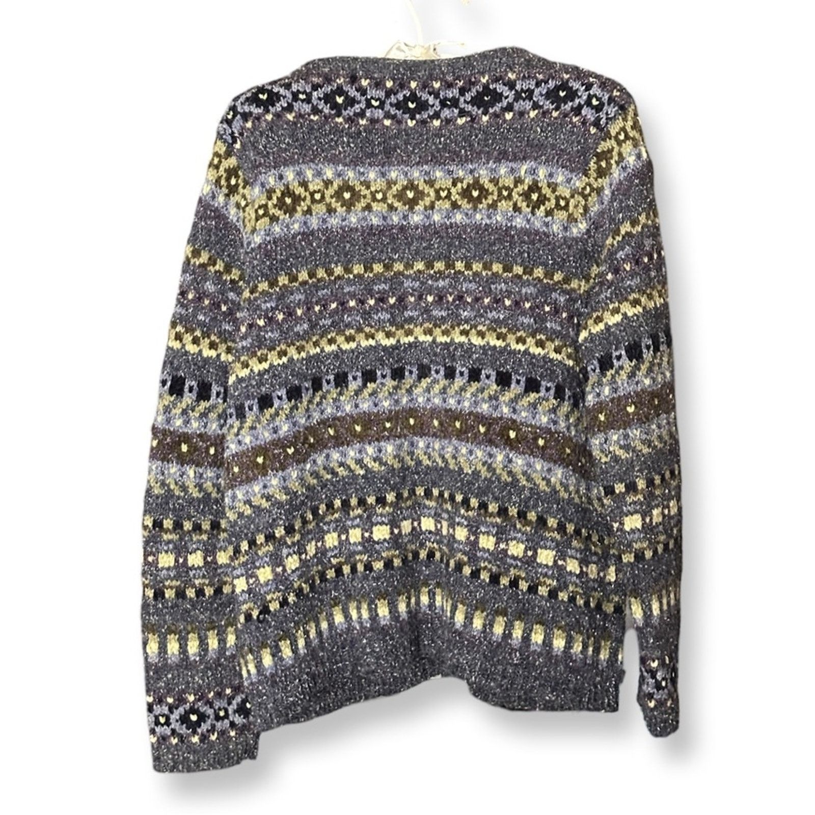 Croft & Barrow Vintage Croft & Barrow Petite Oversized Long Sleeve Cardigan Size L / US 10 / IT 46 - 2 Thumbnail