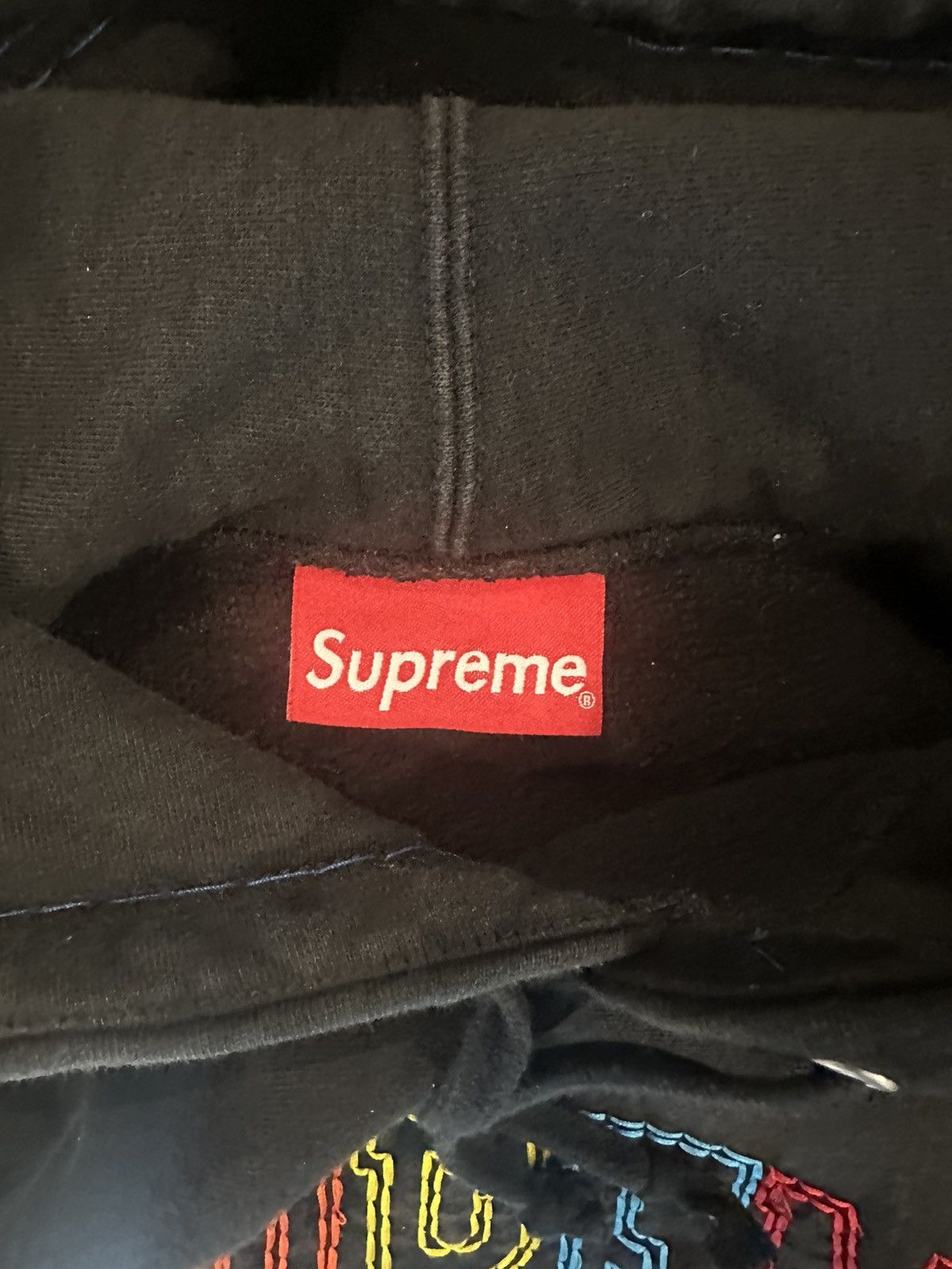 Supreme Supreme FW20 Big Stitch Black Hoodie S Size US S / EU 44-46 / 1 - 3 Thumbnail