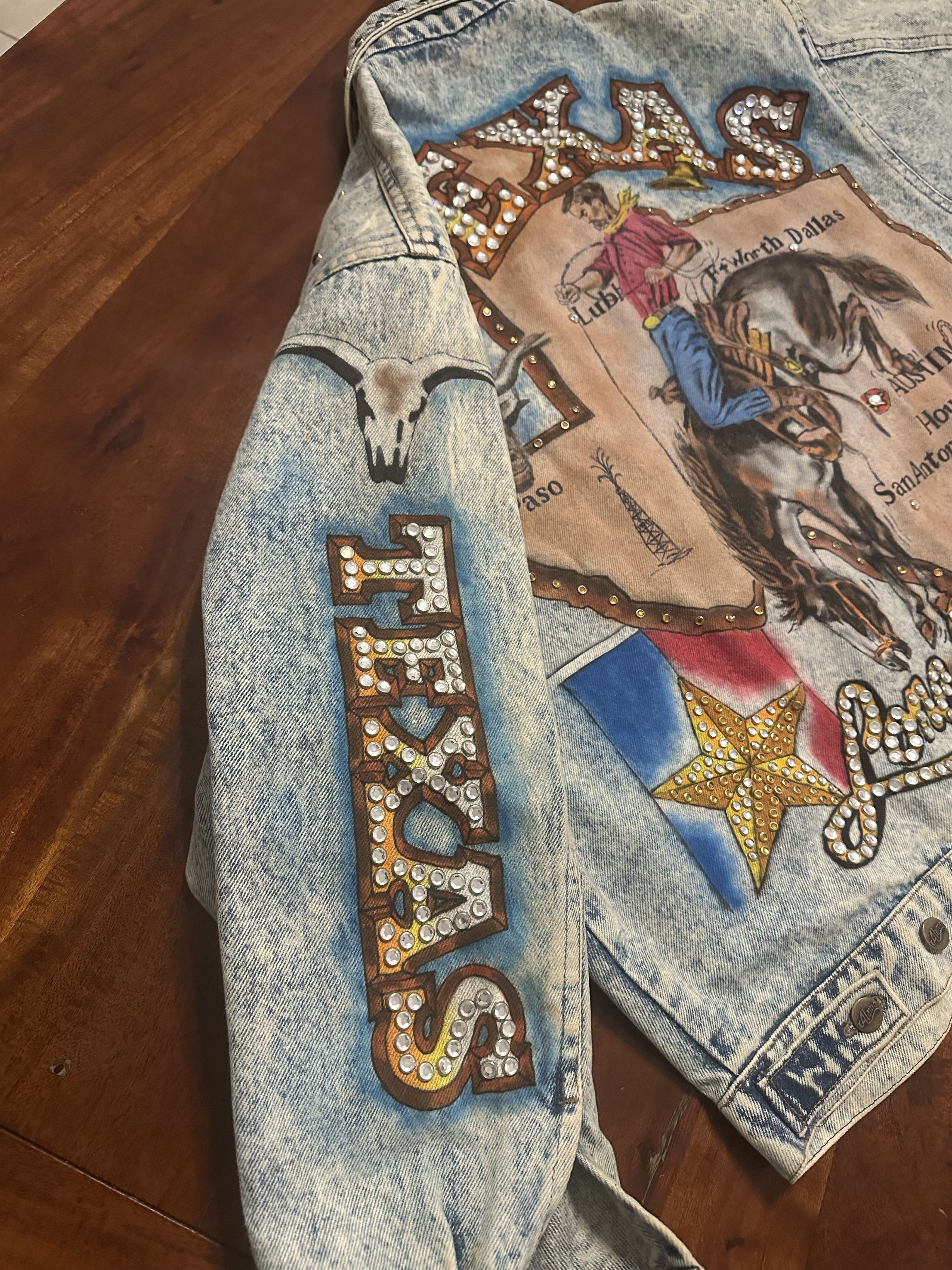 Other 1987 Tony Alamo of Nashville Texas Denim Jacket – Size L Size US L / EU 52-54 / 3 - 3 Thumbnail
