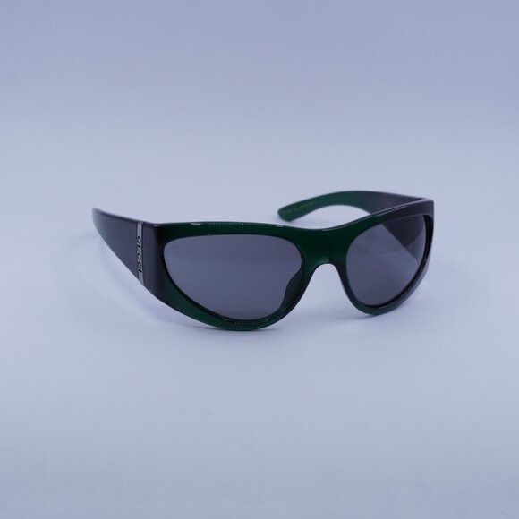 Gucci Gucci GG1575S 003 Sunglasses Green Cat Eye Frame Size ONE SIZE - 1 Thumbnail