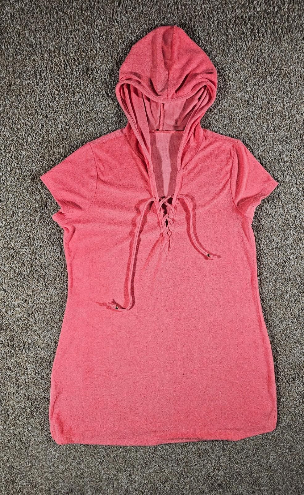 The Unbranded Brand Beach Swim Towel Hoodie Pink XL? Size ONE SIZE - 1 Thumbnail