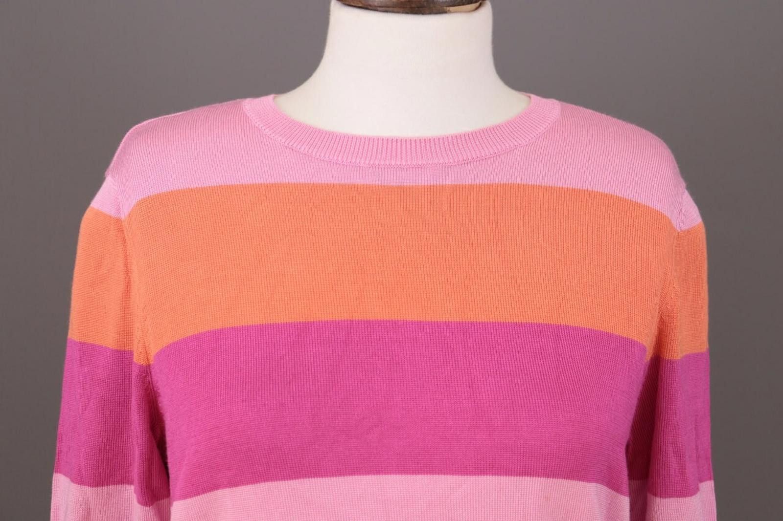 Lauren Ralph Lauren Lauren Ralph Lauren Multicolor Striped Jumper Sweater Size L Size L / US 10 / IT 46 - 4 Thumbnail