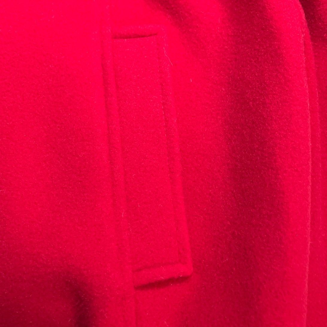 Preston & York Preston & York Cherry Red Wool Blend Peacoat Trench Coat L Size L / US 10 / IT 46 - 8 Thumbnail