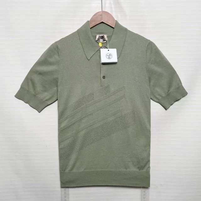Hermes HERMES Men's Short Sleeve Knitwear Size US XS / EU 42 / 0 - 1 Thumbnail