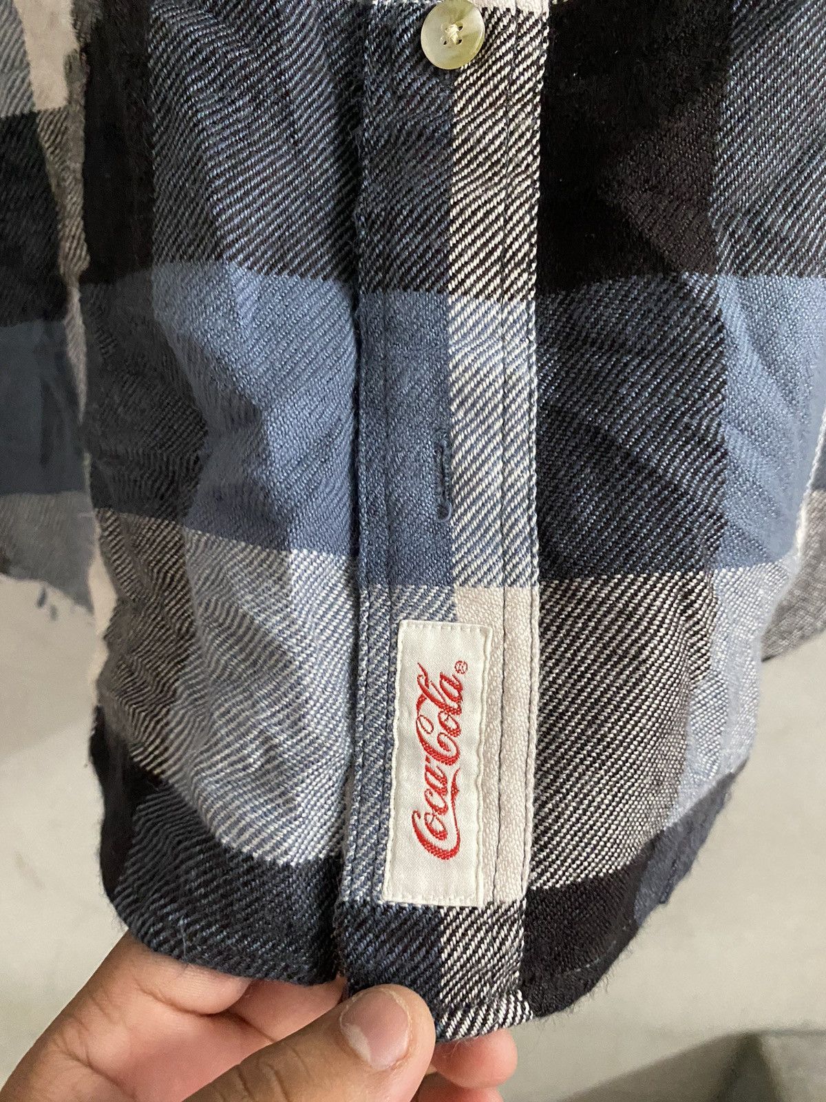 Coca Cola × Vintage Vintage Coca cola Flannel heavy flannel shirt Size US L / EU 52-54 / 3 - 4 Thumbnail