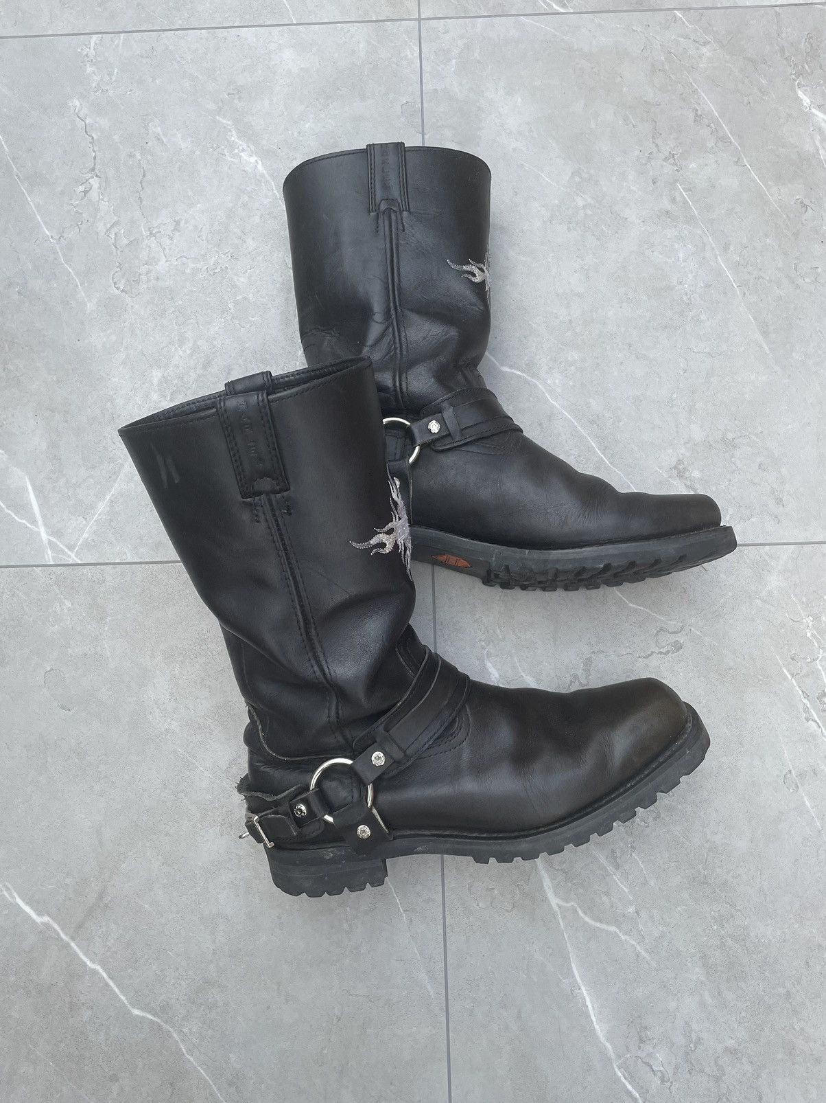 Vintage Vintage Harley Motorcycle Engineering Boots Size US 10 / EU 43 - 4 Thumbnail