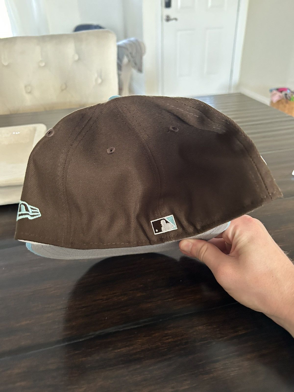 Colosseum Athletics × MLB × New Era New era Oakland Athletics brown fitted 7 5/8 Size ONE SIZE - 3 Thumbnail