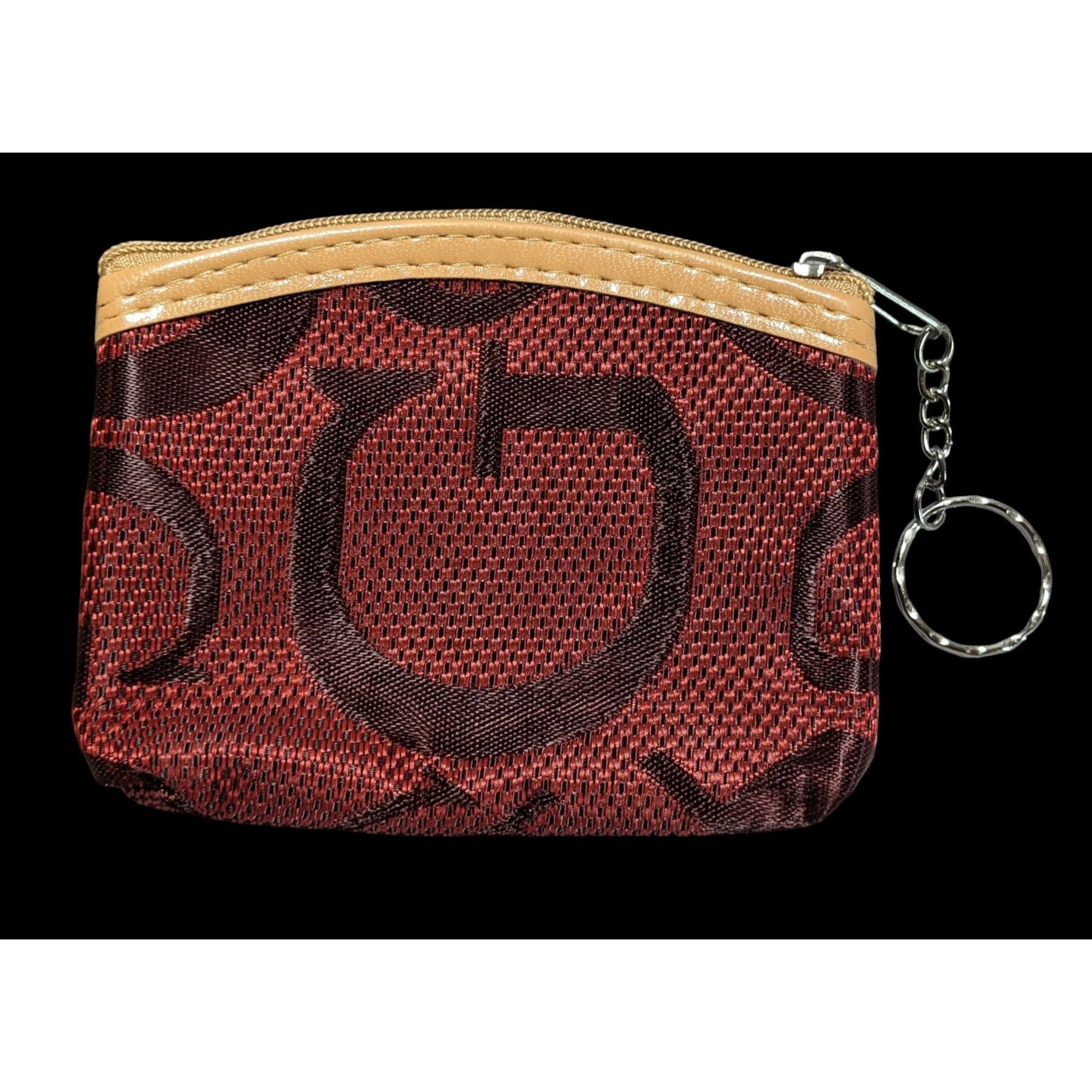 Guess Guess Red Zipper Pouch Size ONE SIZE - 1 Thumbnail