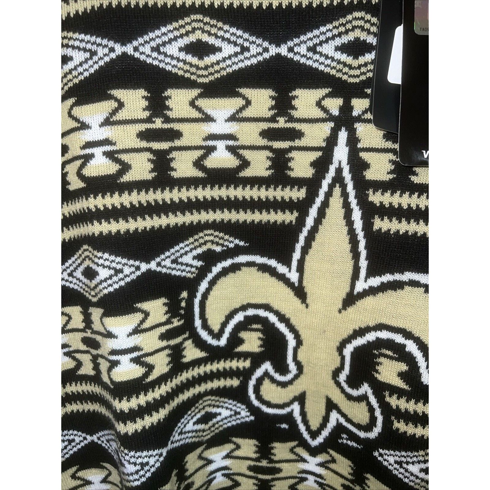 NFL NEW ORLEANS SAINTS SWEATER VEST Men’s XL Christmas Cardigan Size US XL / EU 56 / 4 - 2 Thumbnail
