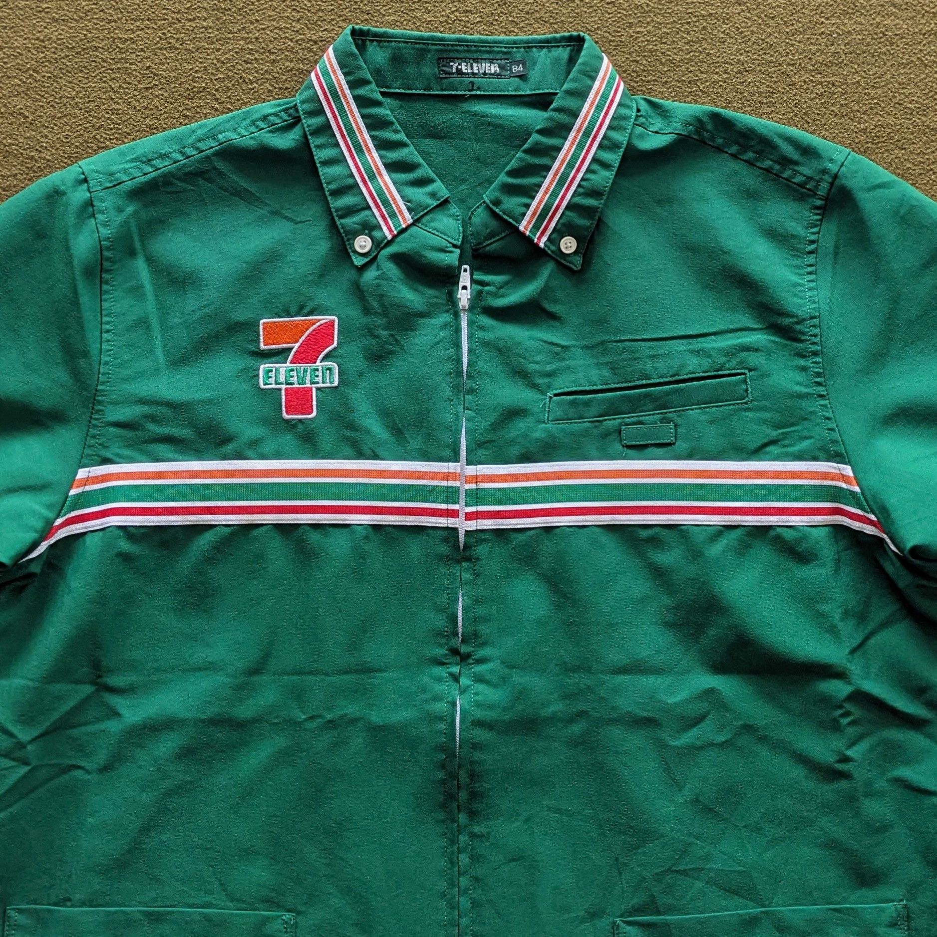 Vintage Vintage 7 ELEVEN Uniform Workers Jacket Size US L / EU 52-54 / 3 - 4 Thumbnail