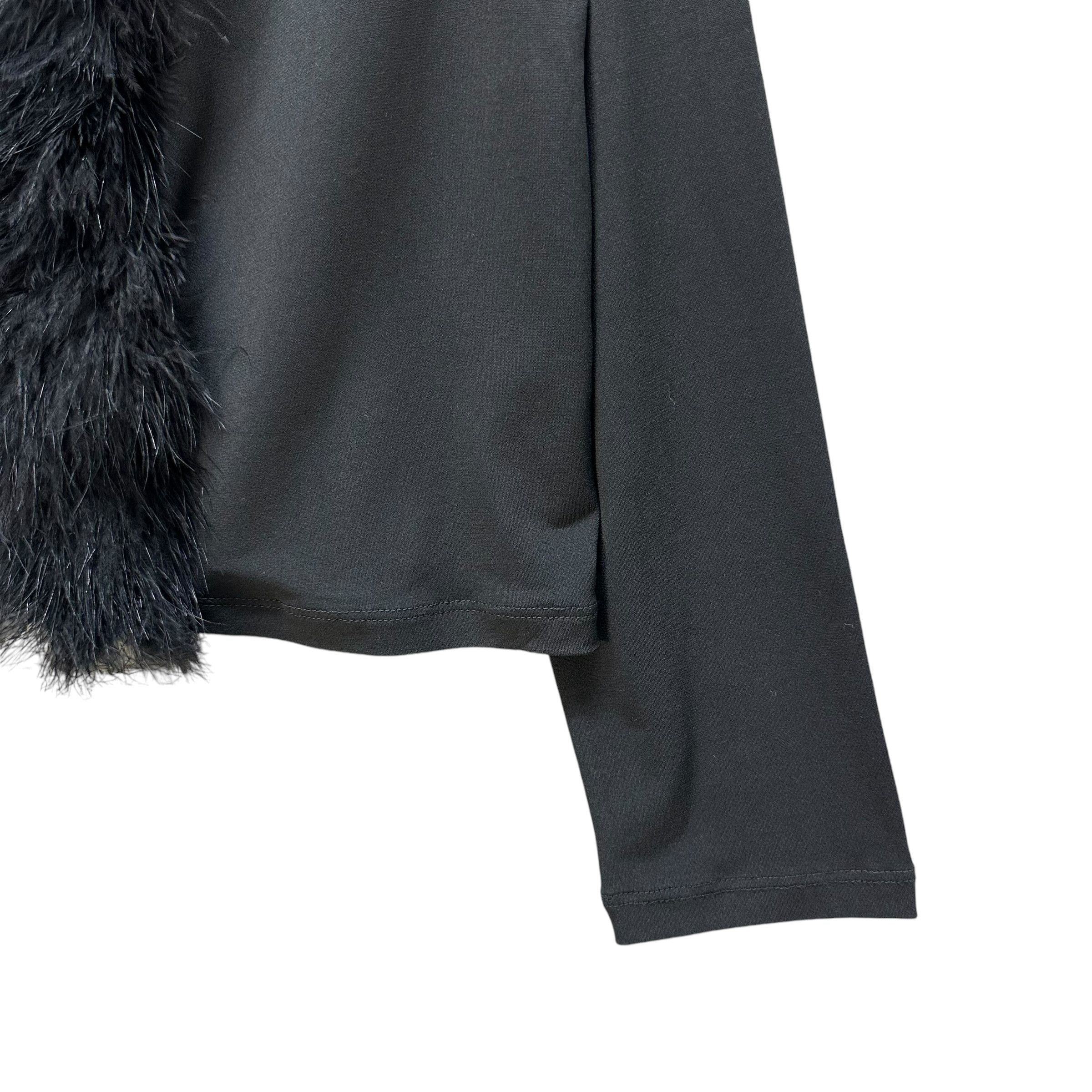 Calvin Klein CALVIN KLEIN Fur Crop Cardigan Jacket #95-1459 Size M / US 6-8 / IT 42-44 - 8 Thumbnail
