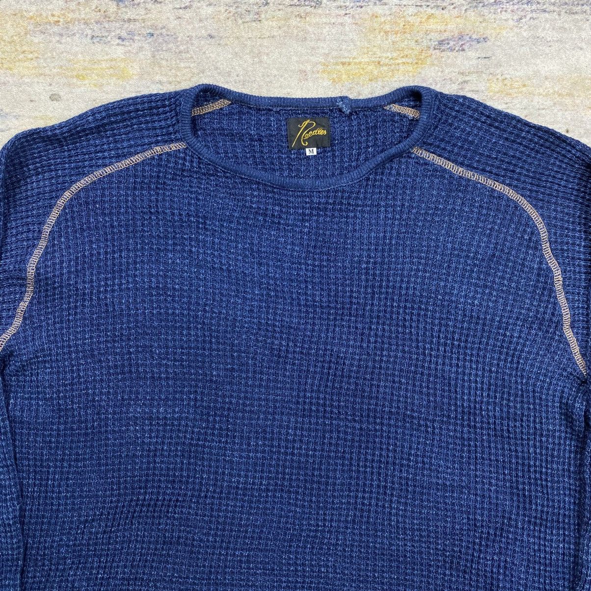 Japanese Brand × Needles Needles indigo sweatshirt Size US M / EU 48-50 / 2 - 3 Thumbnail