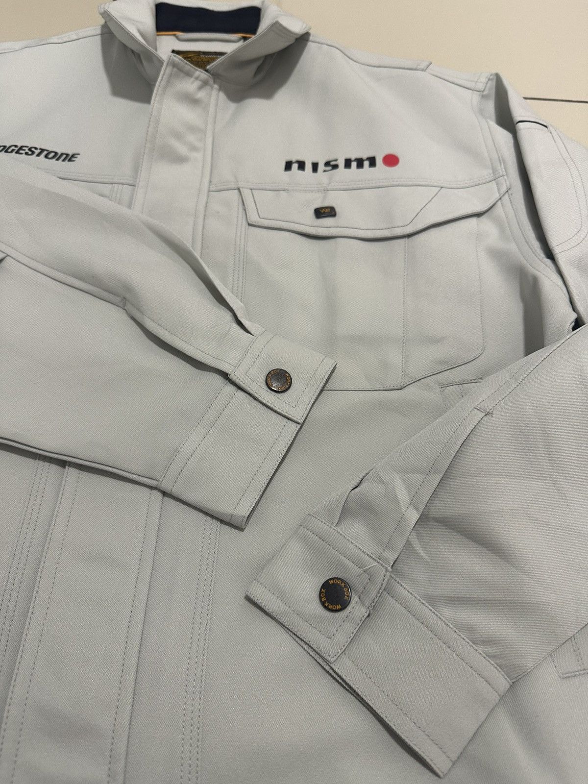 Other Vintage Nismo X Bridgestone WorkWear Jacket Design Size US L / EU 52-54 / 3 - 7 Thumbnail
