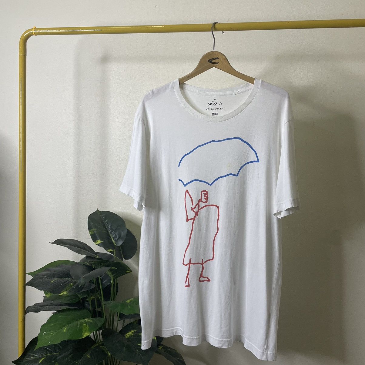 Japanese Brand Jason Polan x Uniqlo Collaboration T Shirt Size US XL / EU 56 / 4 - 1 Thumbnail