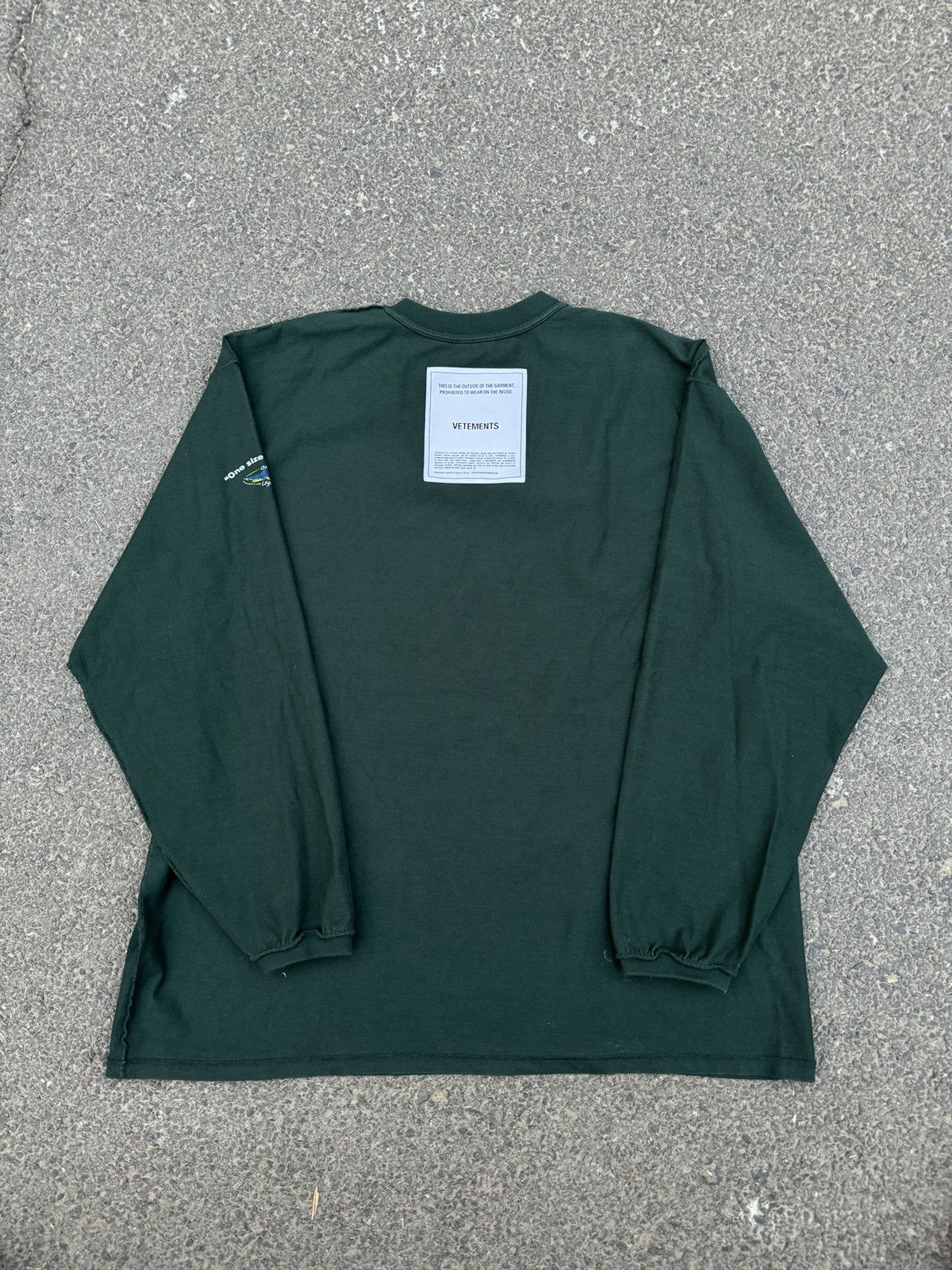 Vetements Vetements Inside Out Oversized Longsleeve designed by Demna Size US M / EU 48-50 / 2 - 2 Thumbnail
