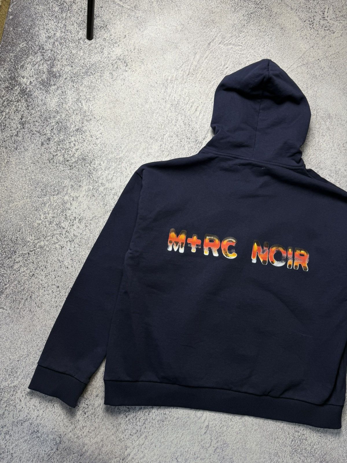 M+Rc Noir M+RC Noir Big Logo Blue Oversize Hoodie Y2K Size US M / EU 48-50 / 2 - 18 Thumbnail