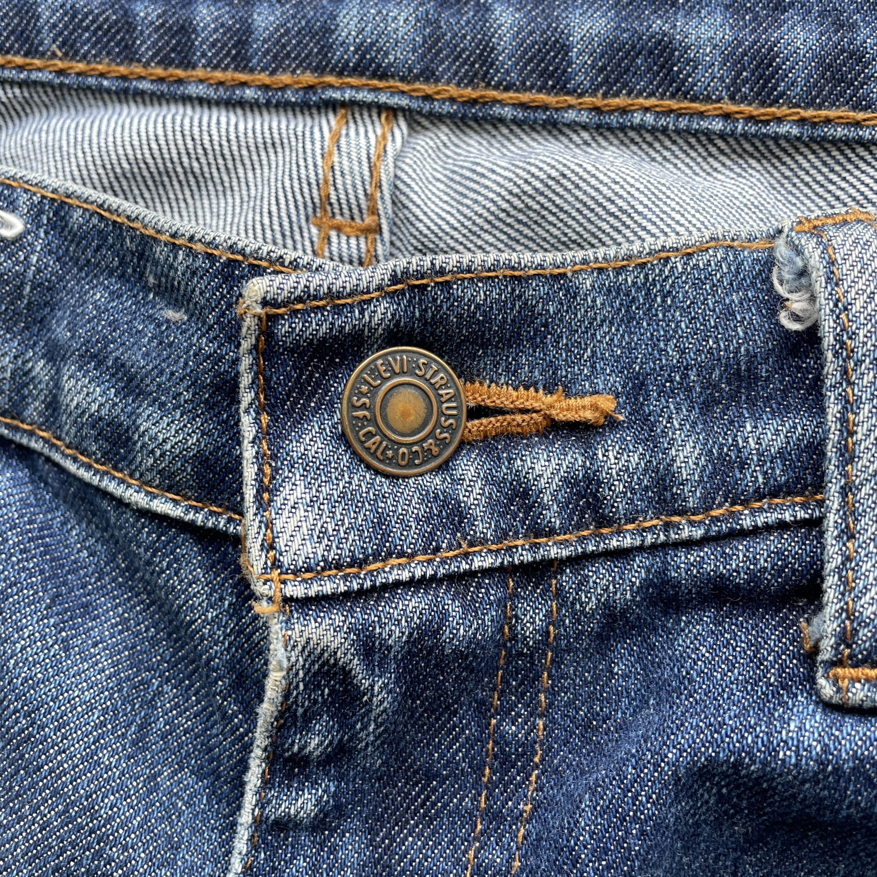 Levi's × Levi's Vintage Clothing Vintage Levi’s 612 Distressed Jeans Faded Orange Tag Pants Size US 32 / EU 48 - 6 Thumbnail
