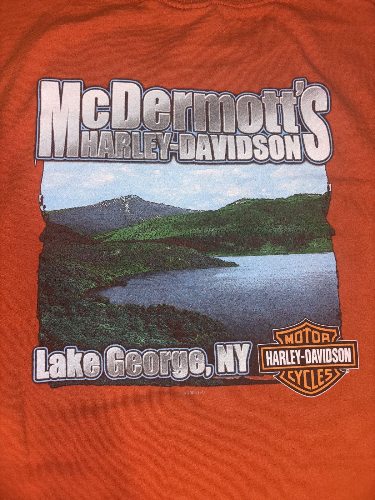 Harley Davidson × Vintage Harley Davidson cropped cut off Shirt Size US L / EU 52-54 / 3 - 5 Thumbnail