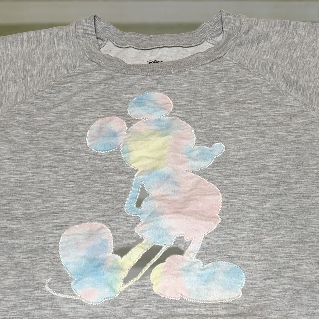 Disney Disney Sleepwear Shirt Women L Gray Mickey Mouse Tie Dye Top Size L / US 10 / IT 46 - 1 Thumbnail