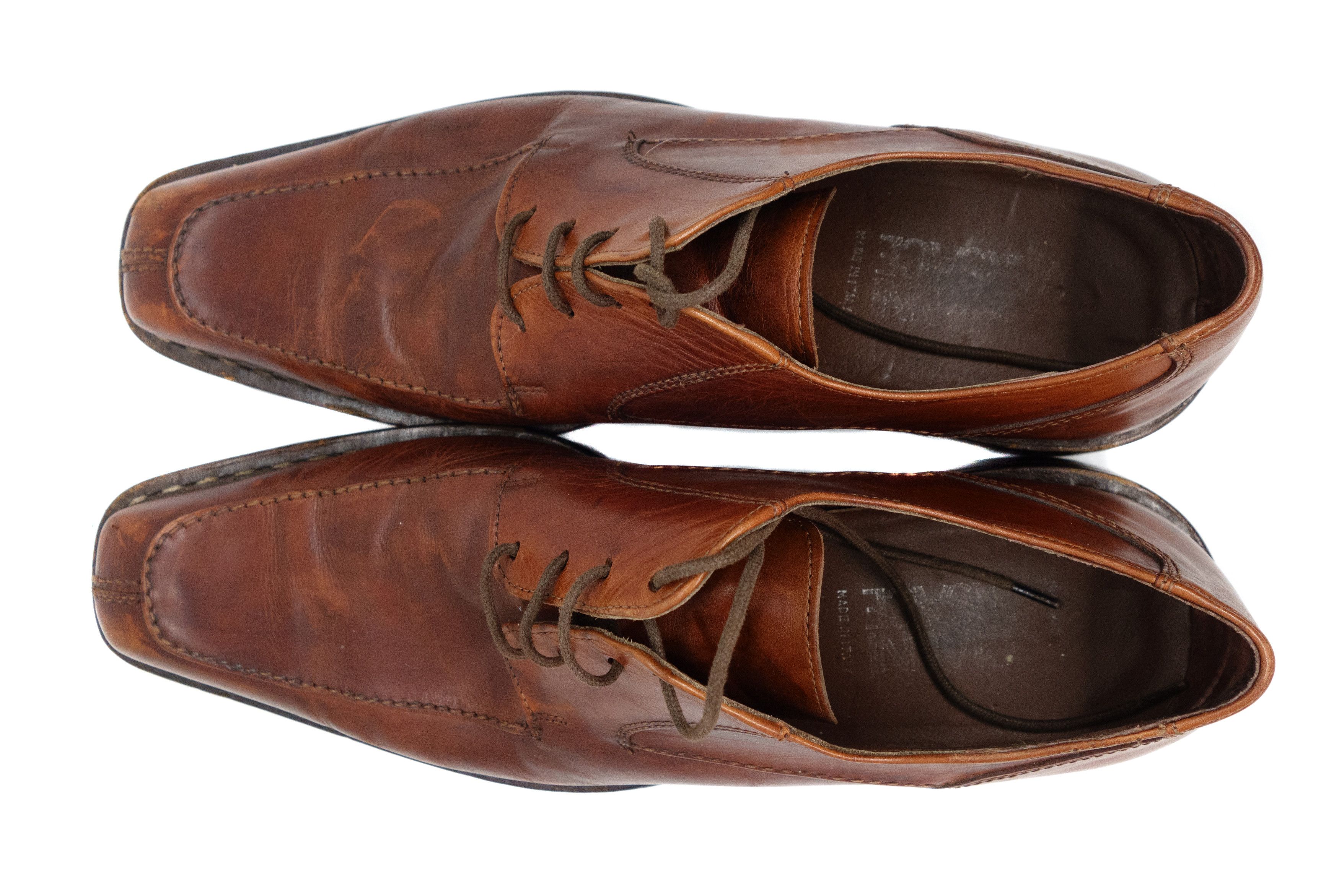 Versace Gianni Versace Vintage Apron Toe Square Rust Patina Derby Size US 10 / EU 43 - 3 Thumbnail