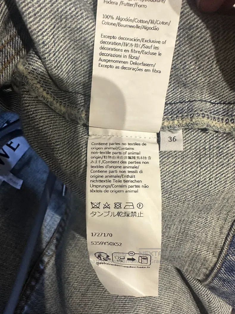 Loewe Loewe Denim Jacket Size XS / US 0-2 / IT 36-38 - 6 Thumbnail