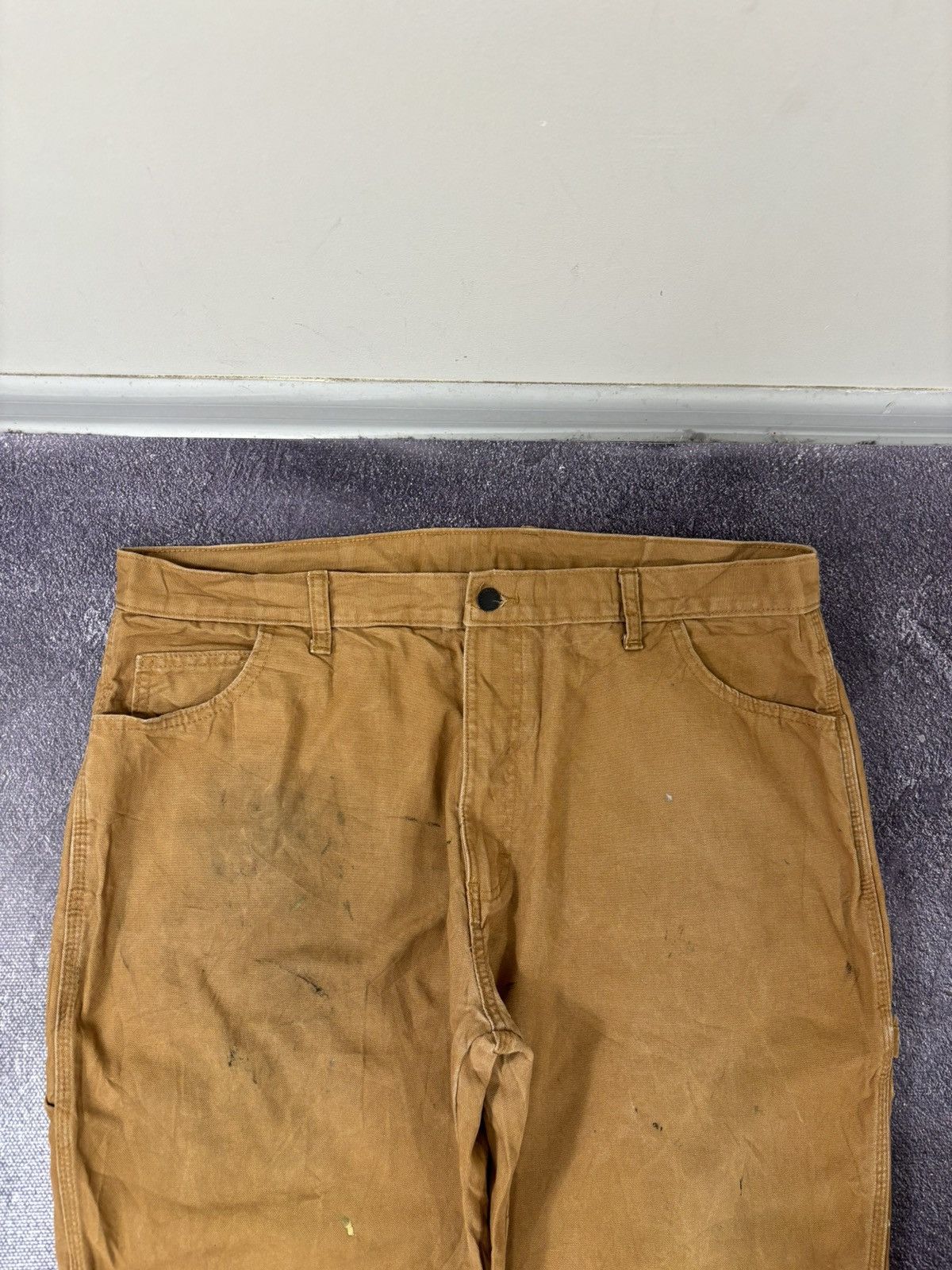Dickies Vintage Dickies USA Orange Skate Hype Baggy Carpenter Pants Size US 38 / EU 54 - 12 Thumbnail