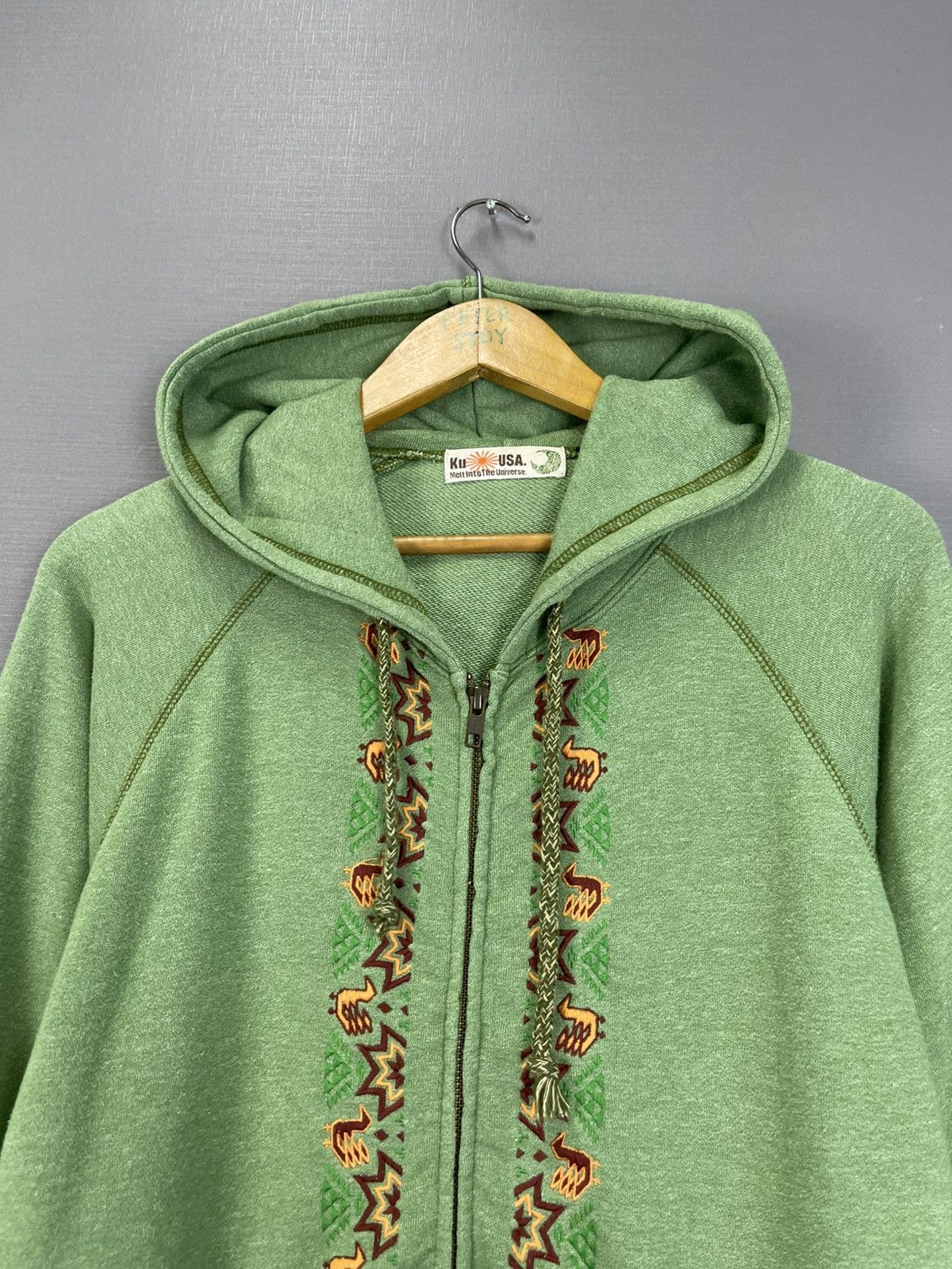 Japanese Brand Vintage Ku USA Hoodie Size US M / EU 48-50 / 2 - 5 Thumbnail
