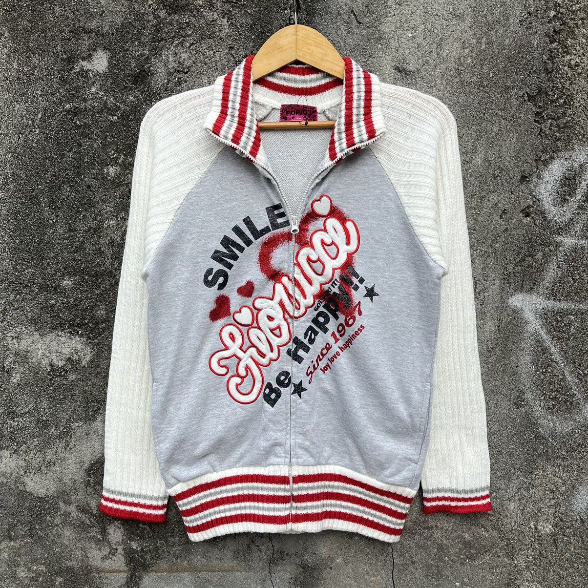 Designer × Fiorucci × Vintage Vintage Fiorucci ‘Smile Be Happy’ Two Tone Track Jacket Size US M / EU 48-50 / 2 - 1 Thumbnail