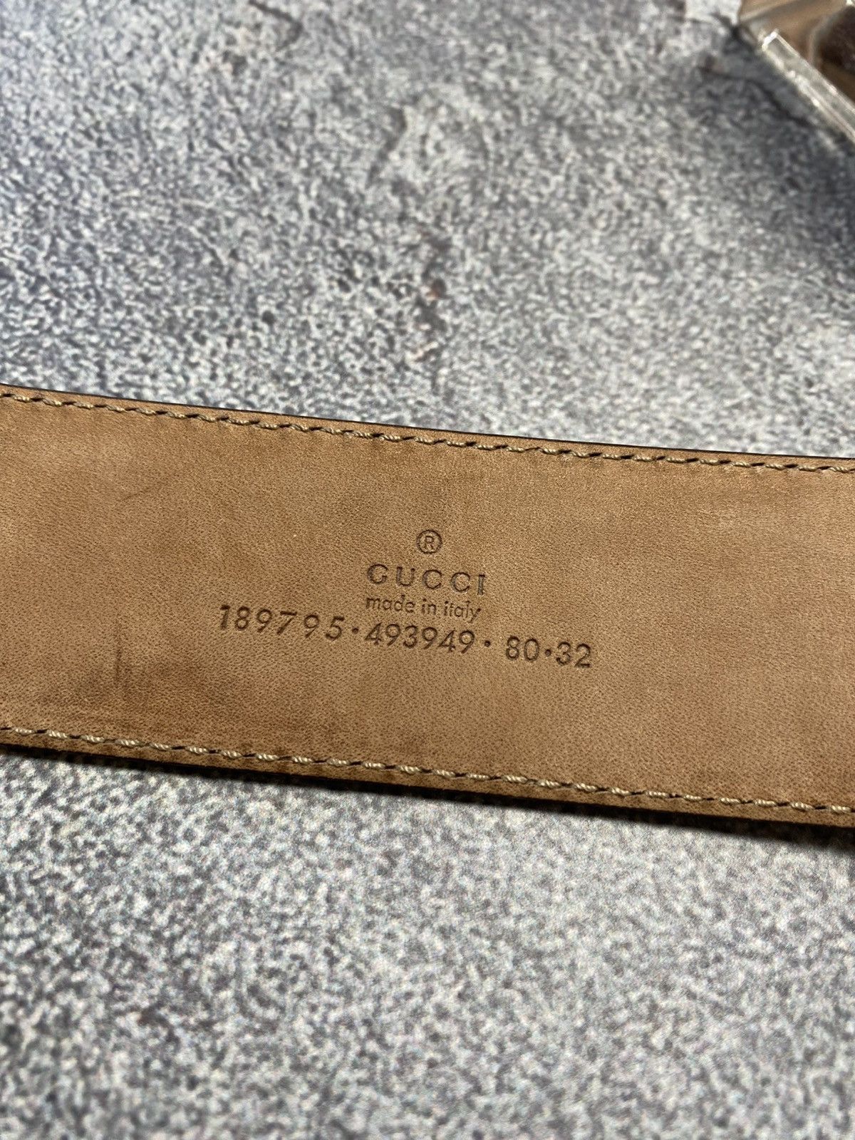 Gucci Gucci belt leather vintage 2000x Size ONE SIZE - 2 Thumbnail