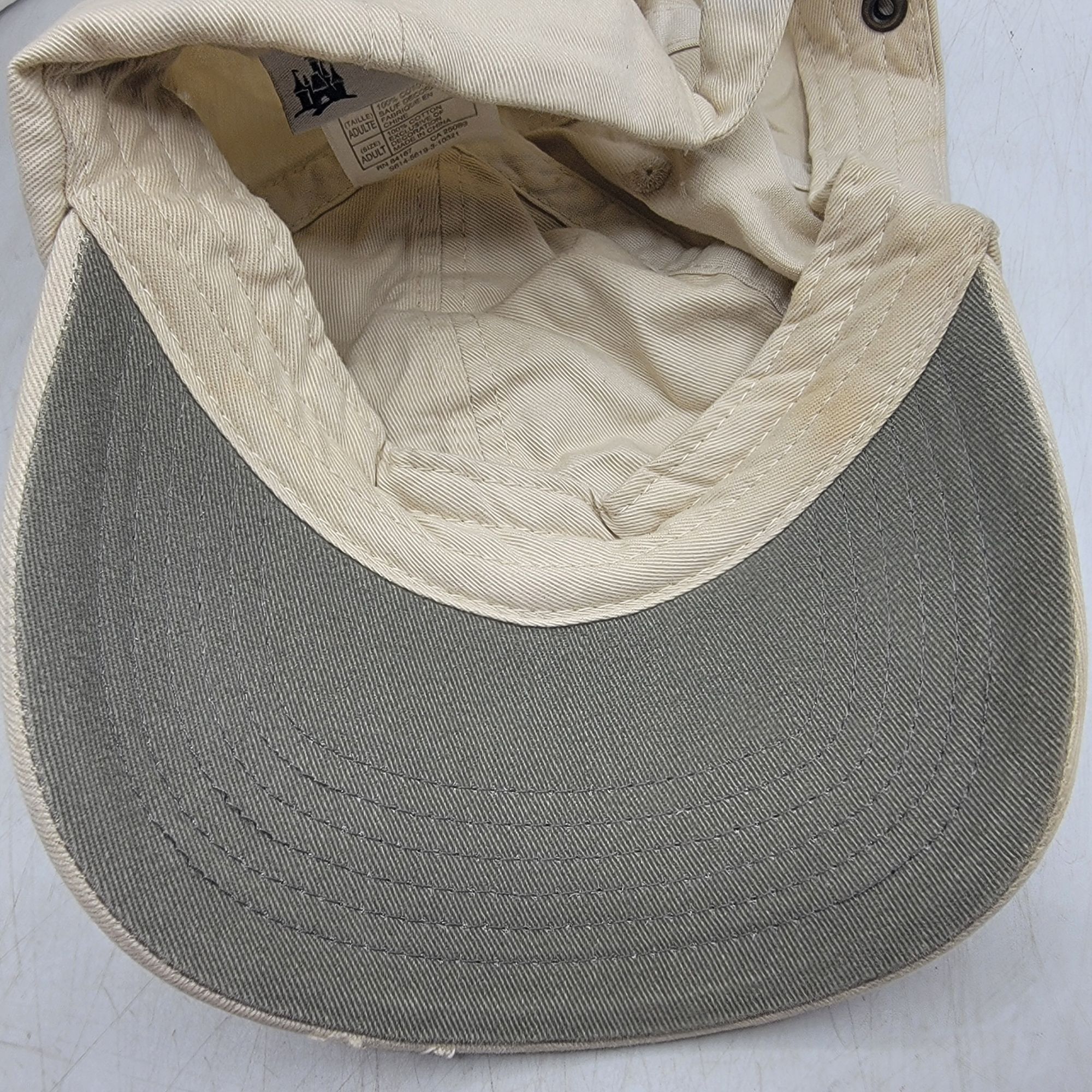 Disney Disney Parks Beige Adult Baseball Hat Cap Outdoors Casual Li Size ONE SIZE - 7 Thumbnail