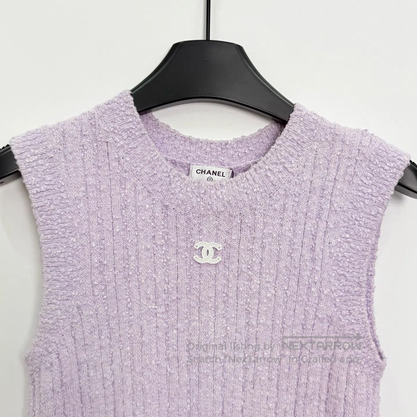 Chanel Chanel Double C Knit Sleeveless Vest| Size XXS / US 00 / IT 34 - 2 Thumbnail