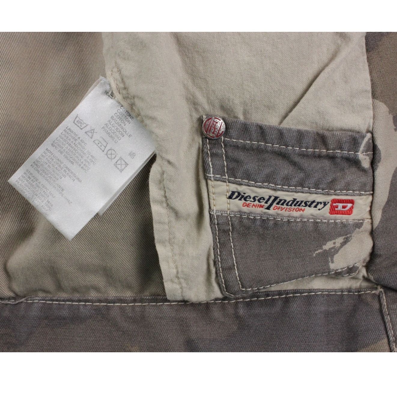 Diesel Diesel Industry Military Style Camo Jacket Men's Size Large Size US L / EU 52-54 / 3 - 3 Thumbnail