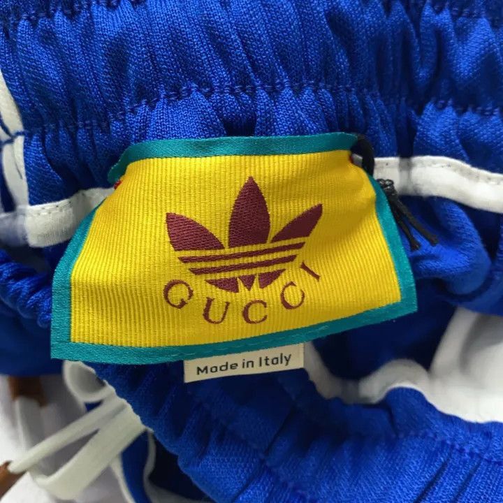 Gucci x Adidas Originals Blue Knit Pants-2507