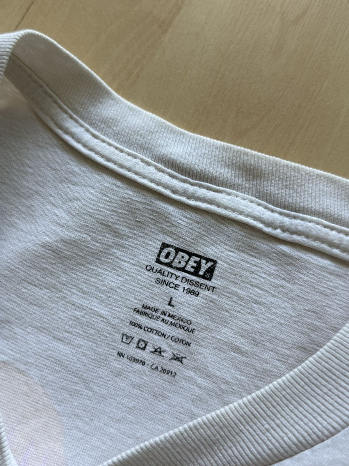 Obey Obey House of Obey boxy flower tshirt Size US L / EU 52-54 / 3 - 6 Thumbnail