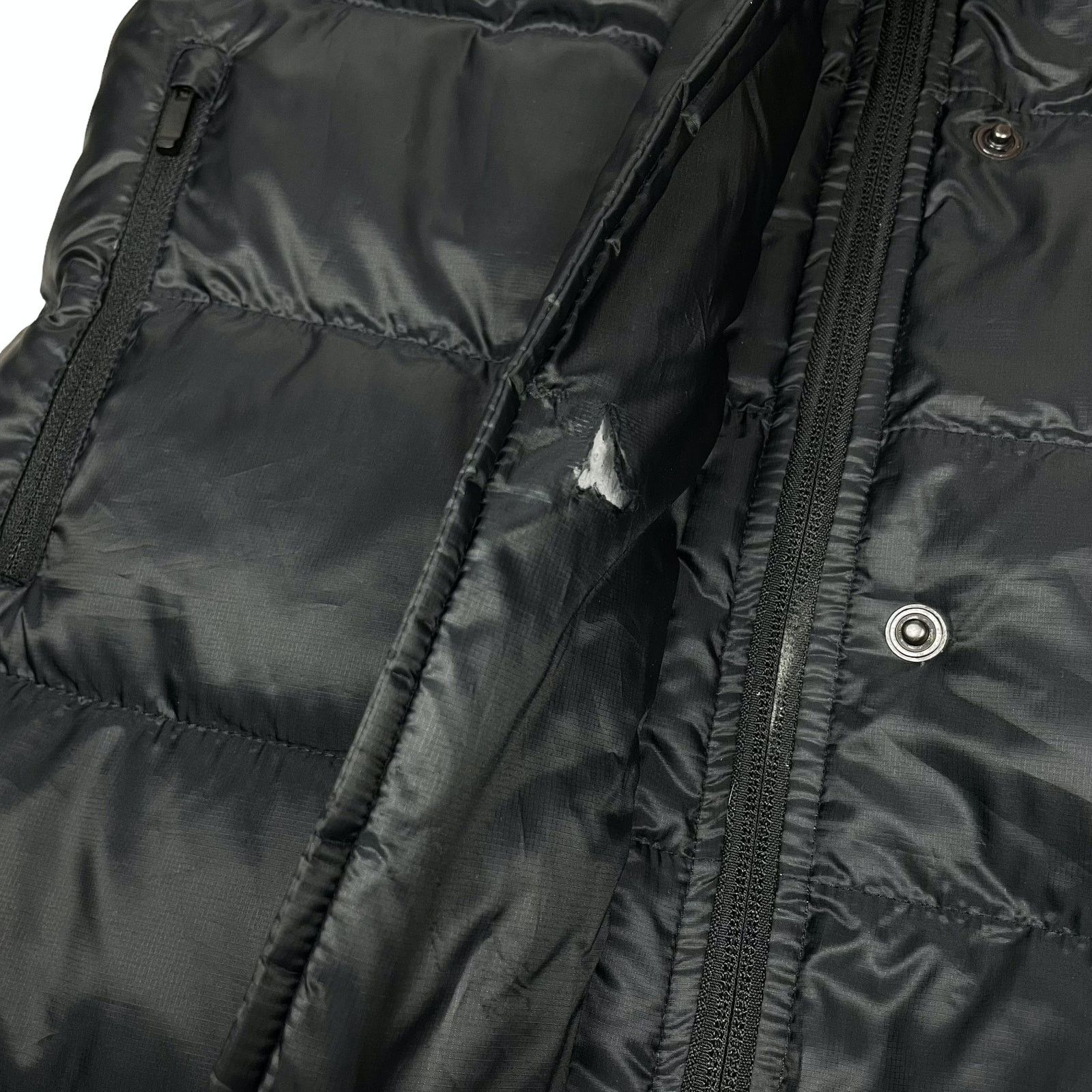 Nike Nike Women's Black Full Zip Hooded Down Puffer Vest Small Size S / US 4 / IT 40 - 5 Thumbnail